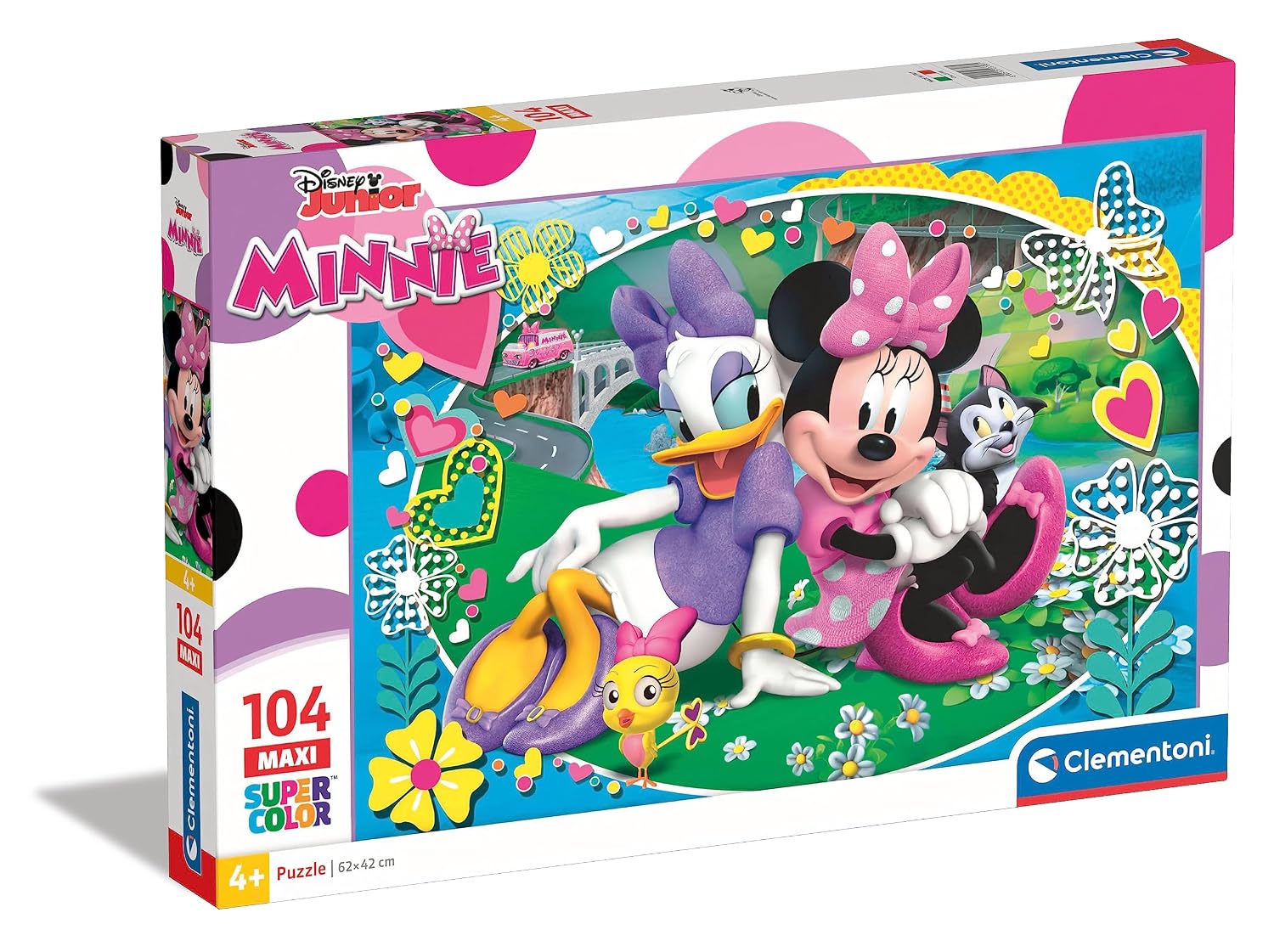 CLEMENTONI SuperColor — Puzzle 104 pièces Maxi Minnie – Image 2