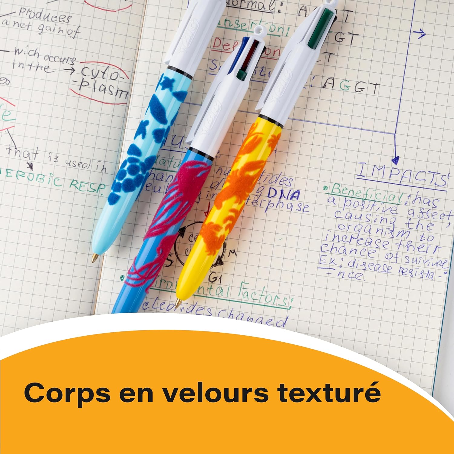BIC 4 Couleurs Velours — Boîte de 12 Stylos-Bille Pointe Moyenne – Image 7