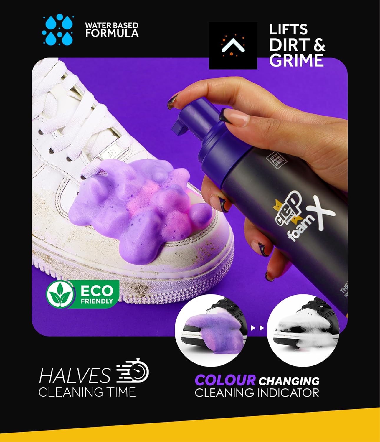 CREP PROTECT — Mousse nettoyante pour chaussures 150 ml – Image 2