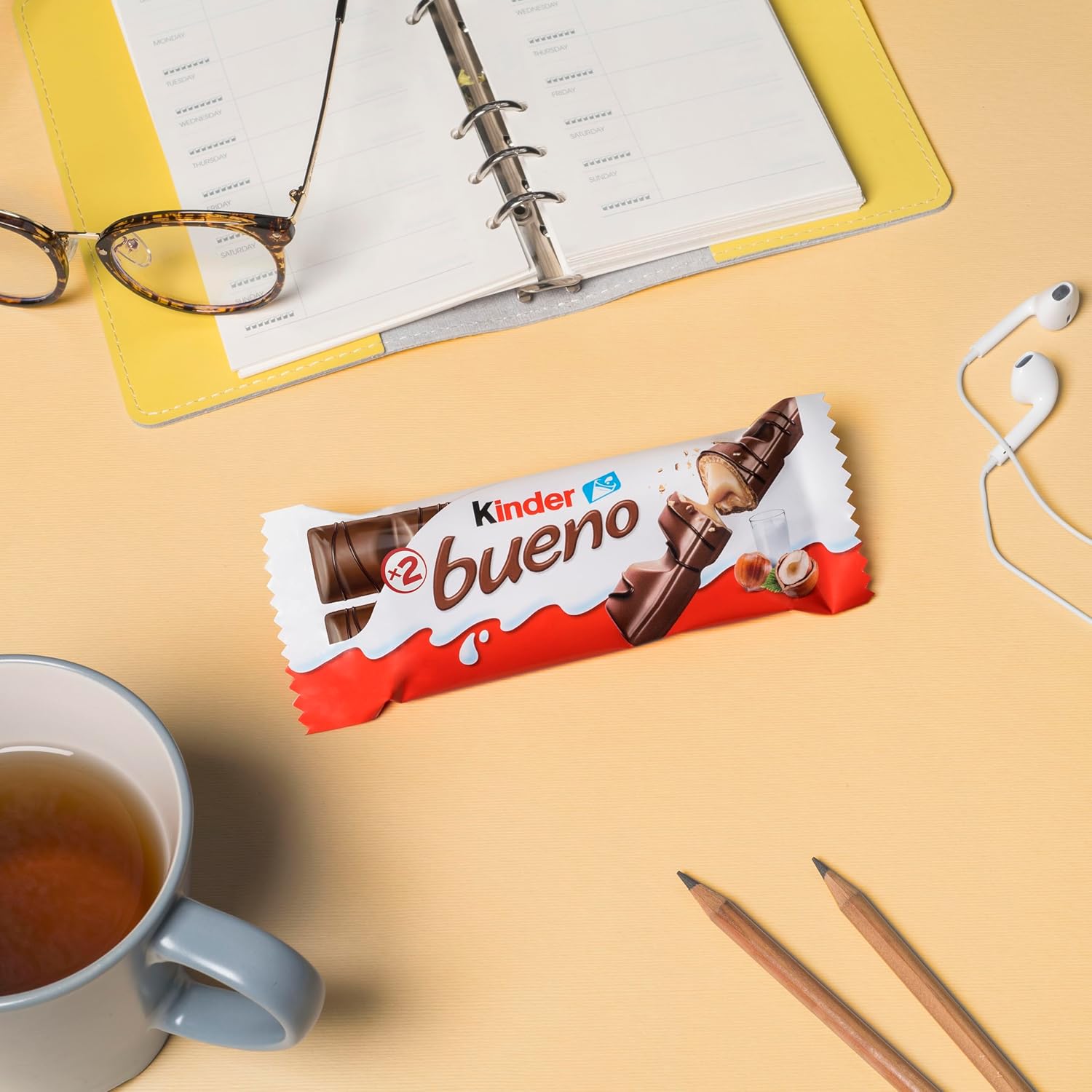 KINDER Bueno — Gaufrettes chocolat lait x30 2 barres 43g – Image 15
