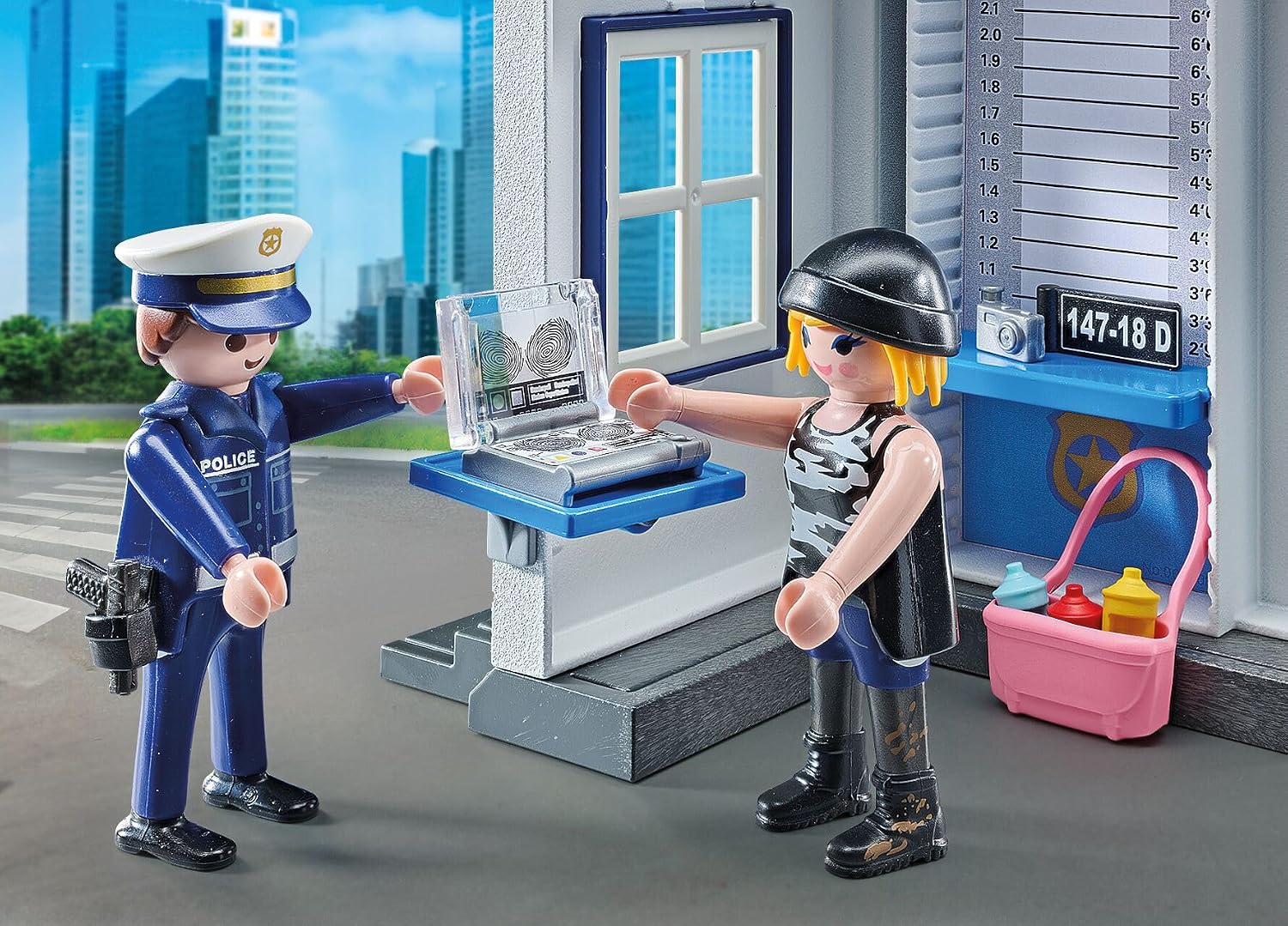 PLAYMOBIL Action Heroes — Salle d'enquête de la Police – Image 43