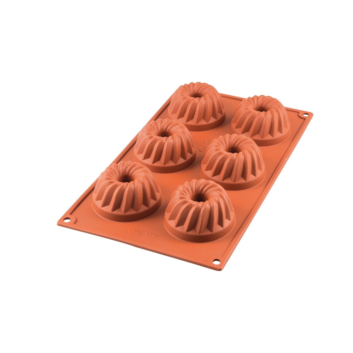 SILIKOMART SF058 — Moule en Silicone Mini Gugelhupf 6 Cavités