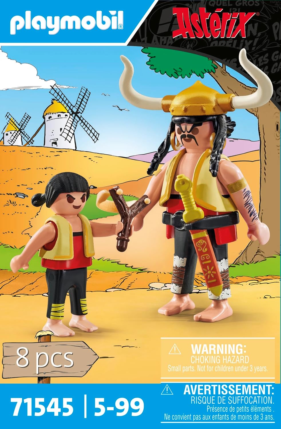 PLAYMOBIL Astérix 71545 — Figurines Soupalognon y Crouton et Pépé – Image 4
