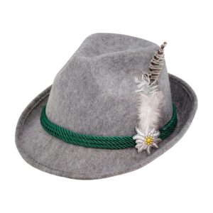 W WIDMANN MILANO — Chapeau bavarois en feutre avec plume
