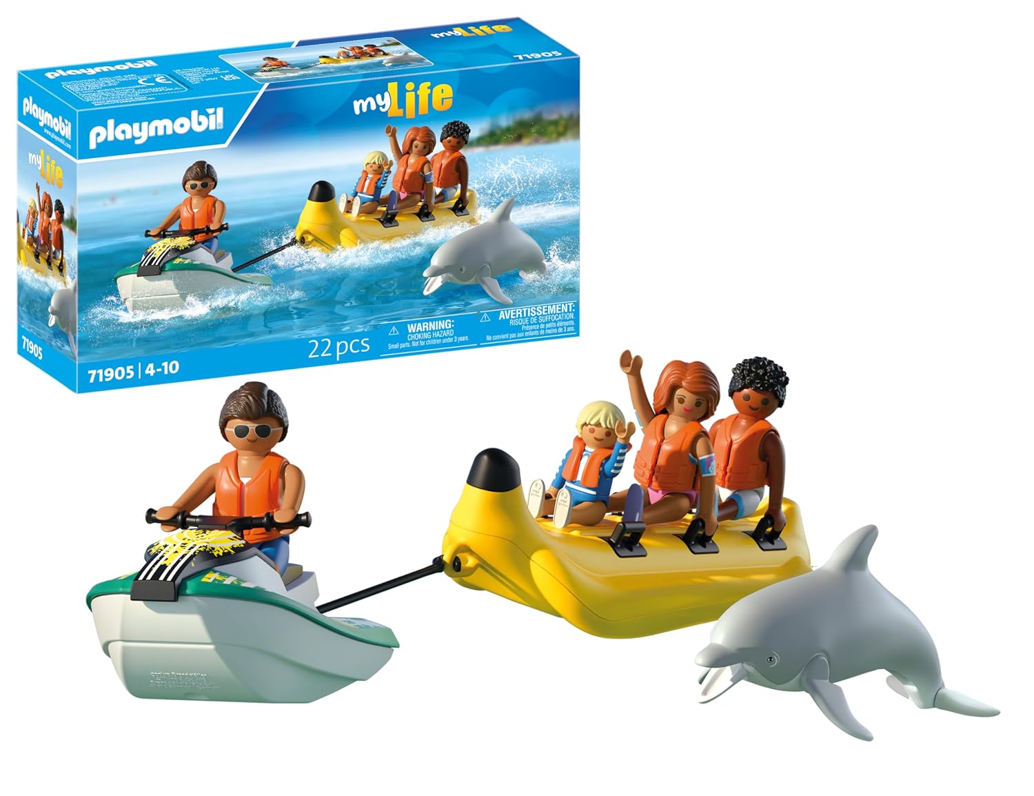 PLAYMOBIL Vacation on The Beach — Tour en Bateau Banane – Image 30