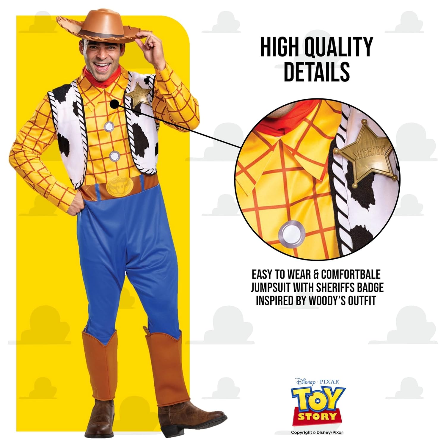 DISGUISE Disney — Déguisement Woody Adulte XL – Image 29