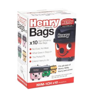 Alternative view of Henry NVM-1CH/907075 HepaFlo Lot de 10 sacs d'aspirateur