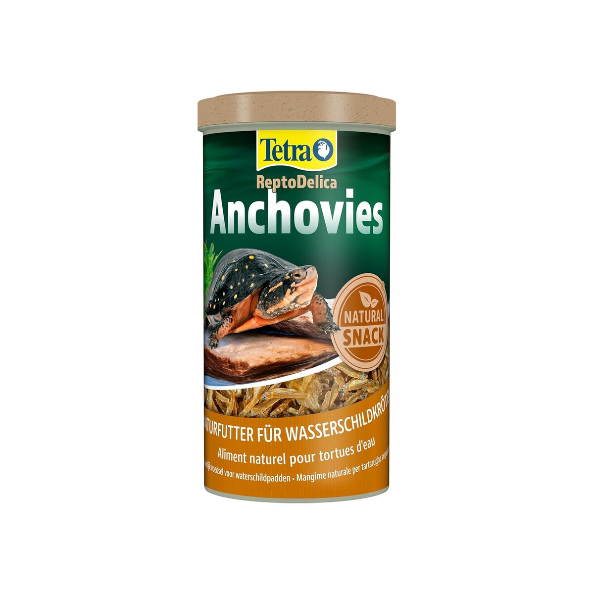 TETRA — Friandise pour tortues d'eau anchois séchés 1 L