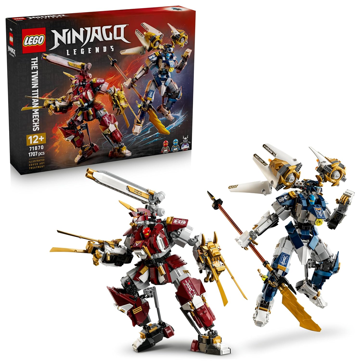 LEGO Ninjago — Robots Titan jumeaux avec 5 figurines