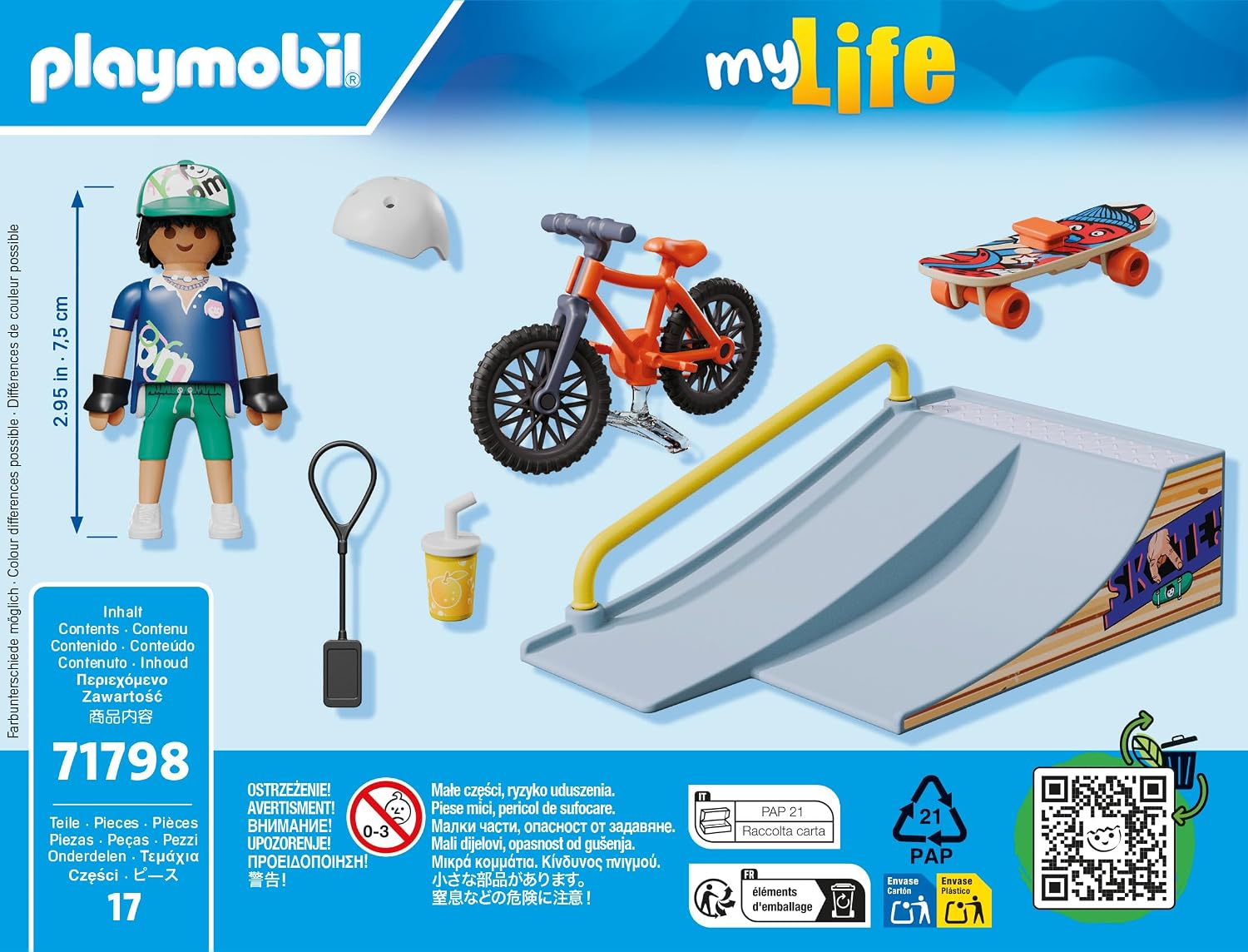 PLAYMOBIL 71798 — Snowboarder avec rampe de glisse – Image 9