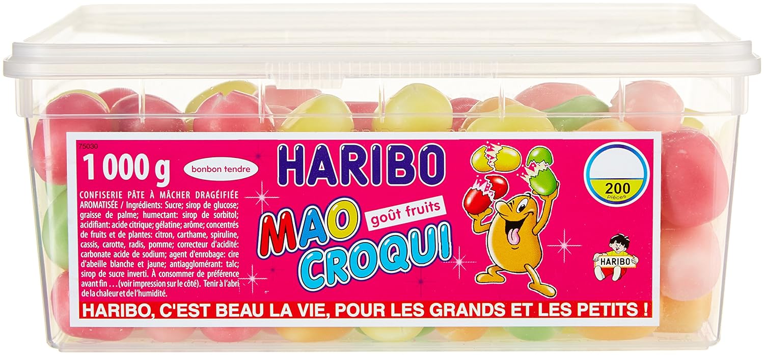 HARIBO Mao Croqui Fruits — Boîte de 220 Bonbons – Image 8
