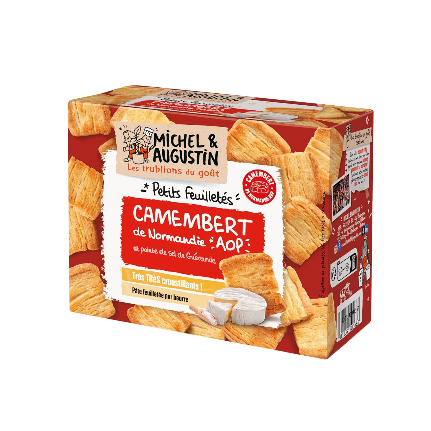 MICHELIN — Feuilletés apéritifs camembert AOP 9 x 80 g – Image 2