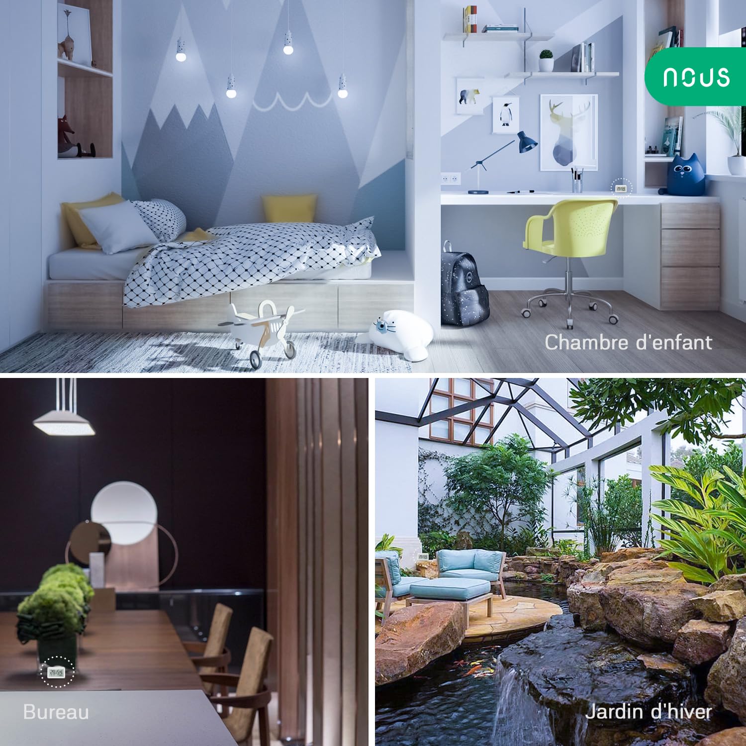 NOUS E6 — Thermomètre et Hygromètre Connecté ZigBee – Image 6