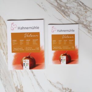 Alternative view of HAHNEMUHLE Velour — Papier pastel 24x32 cm 260 g/m² x10