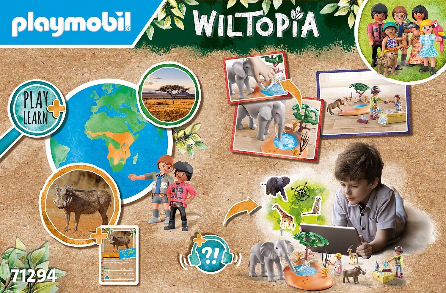 PLAYMOBIL Wiltopia 71294 — Explorateurs et Animaux Savane – Image 38