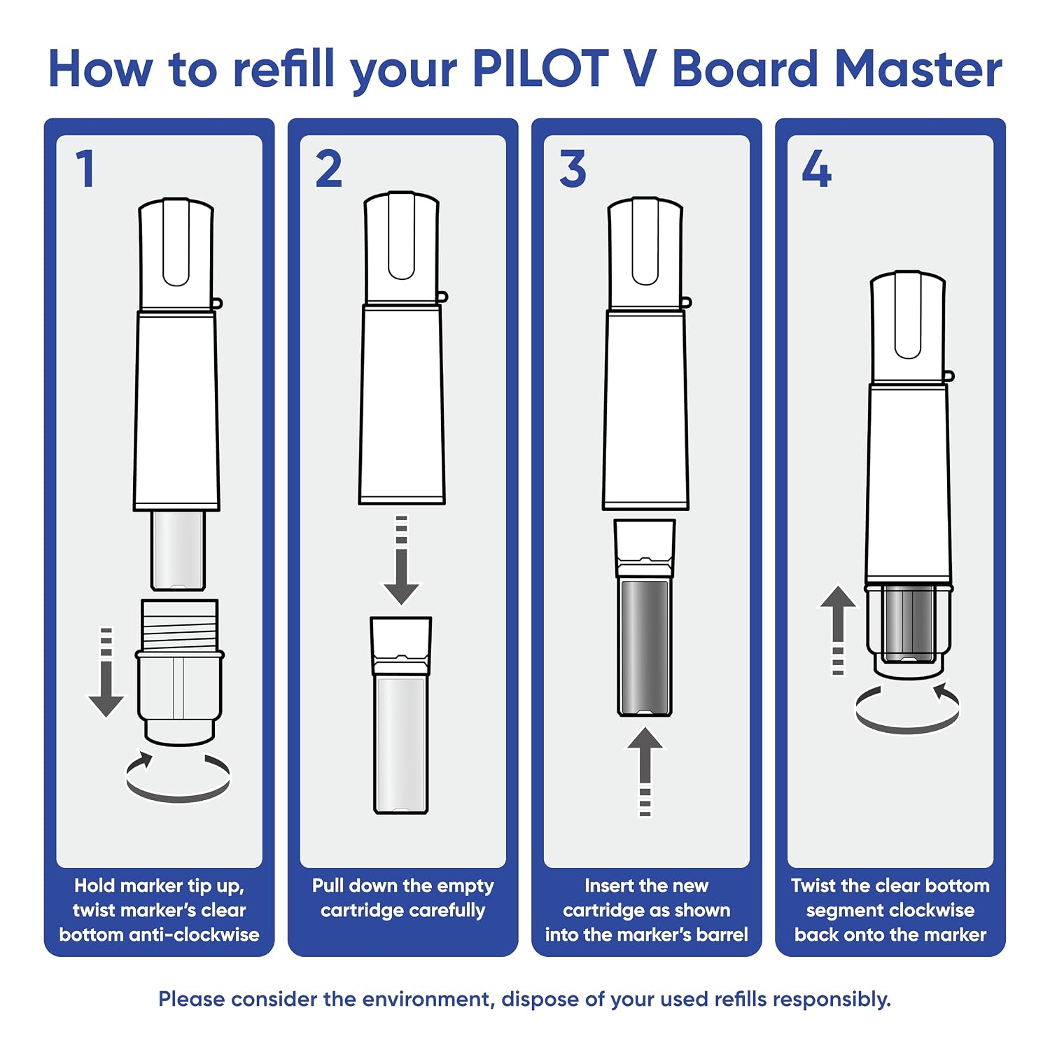PILOT V-Board Master — Set de 5 marqueurs tableau blanc – Image 7