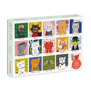 HAPPILY Art Cats — Puzzle 1000 Pièces pour Adultes