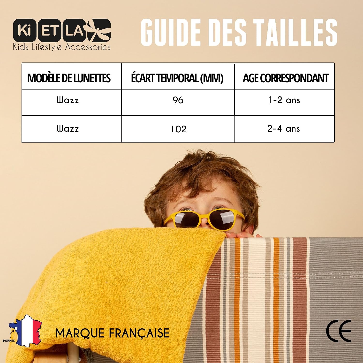 KI ET LA WAZZ — Lunettes de Soleil Bébé 1-4 ans – Image 15