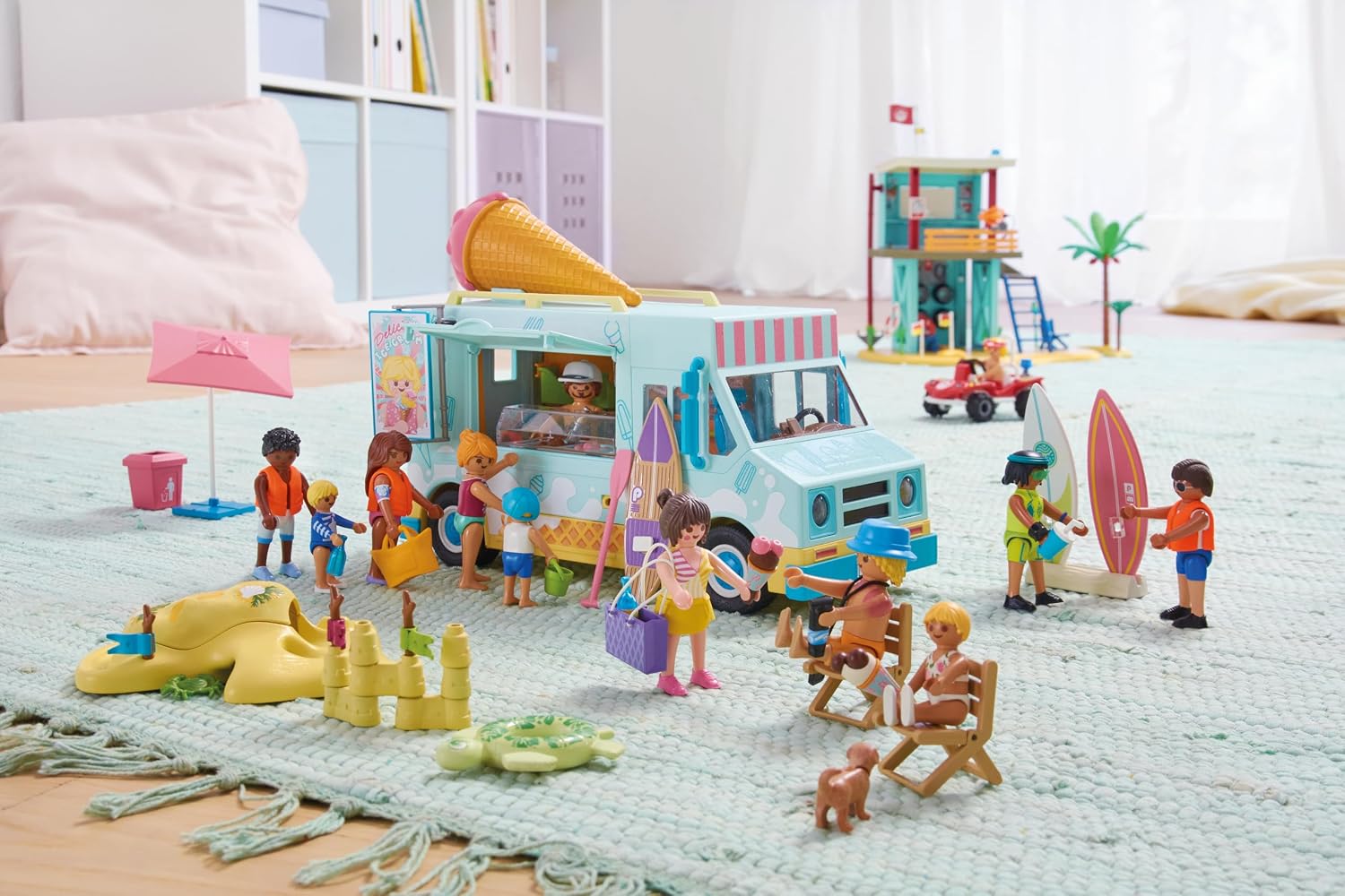 PLAYMOBIL — Camion de glaces avec surf shop – Image 23