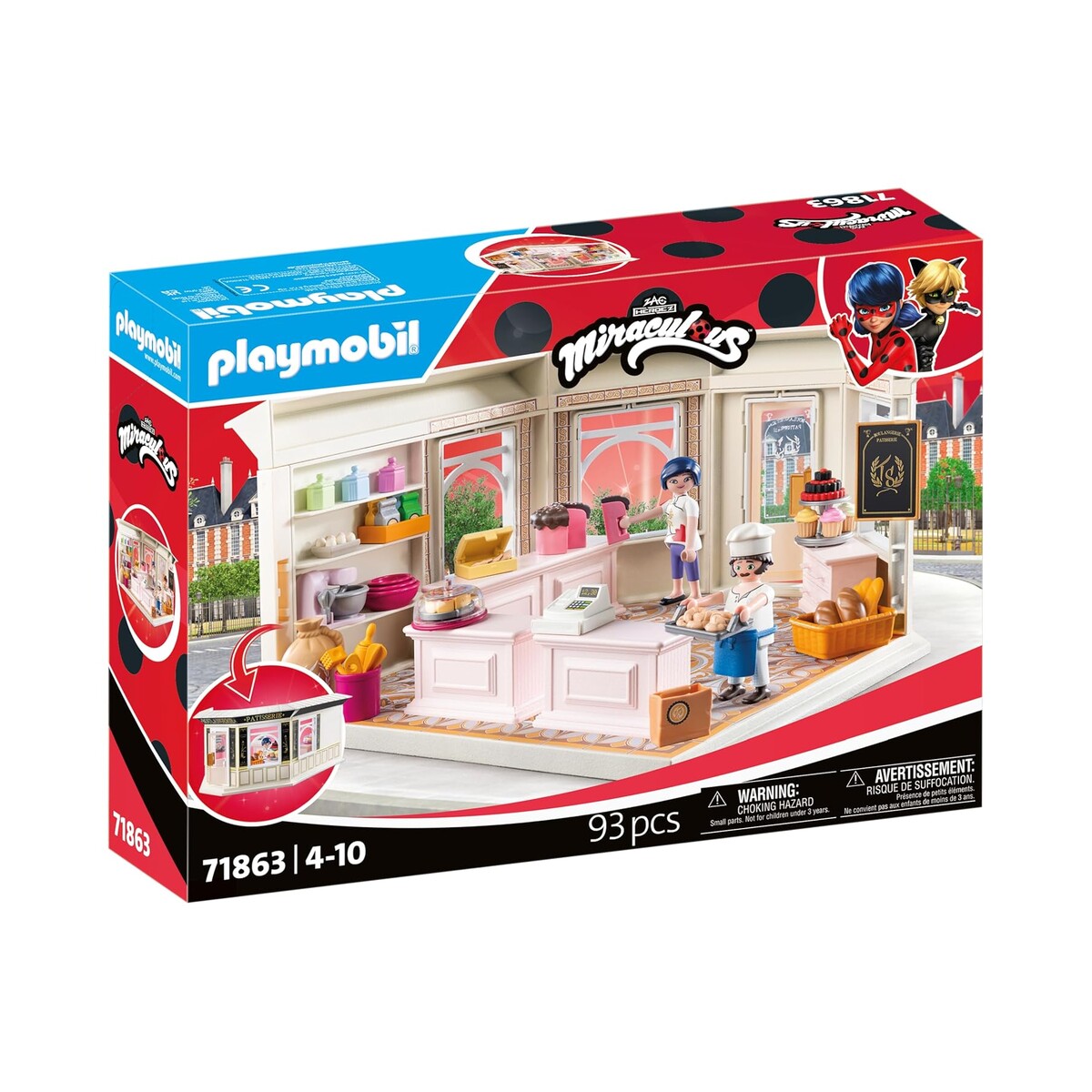 PLAYMOBIL Miraculous — Boulangerie française dès 4 ans