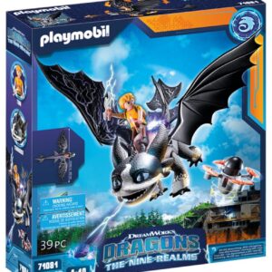 PLAYMOBIL Dragons Nine Realms 71081 — Aventure Thunder & Tom
