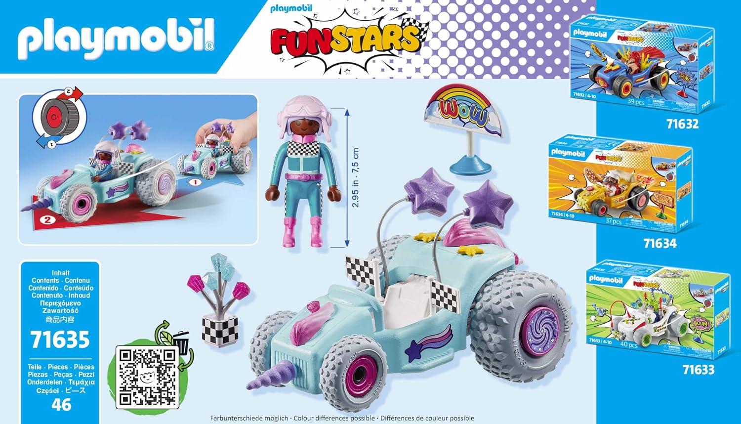PLAYMOBIL Funstars 71635 — Jeune Fille Licorne et Kart – Image 31