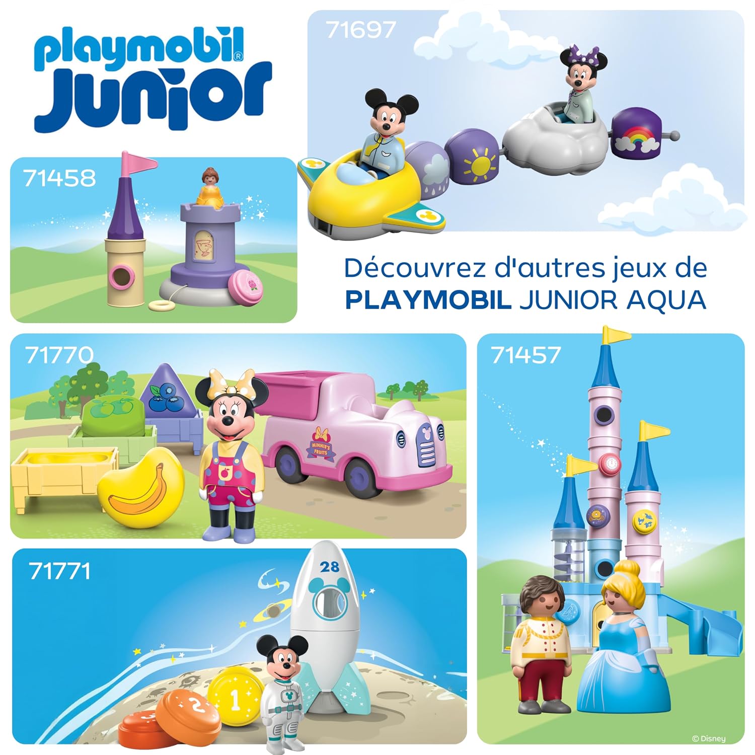 PLAYMOBIL Junior Disney — Camion de Fruits Minnie Mouse – Image 18