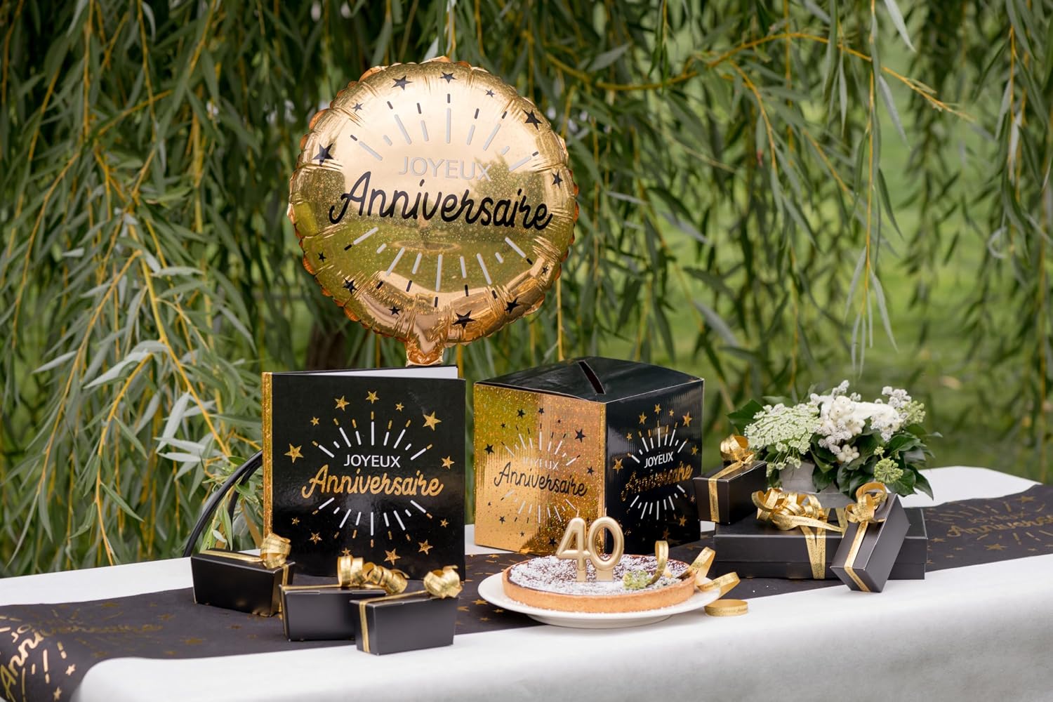 SANTEX — Livre d’or Joyeux Anniversaire Noir/Or – Image 15