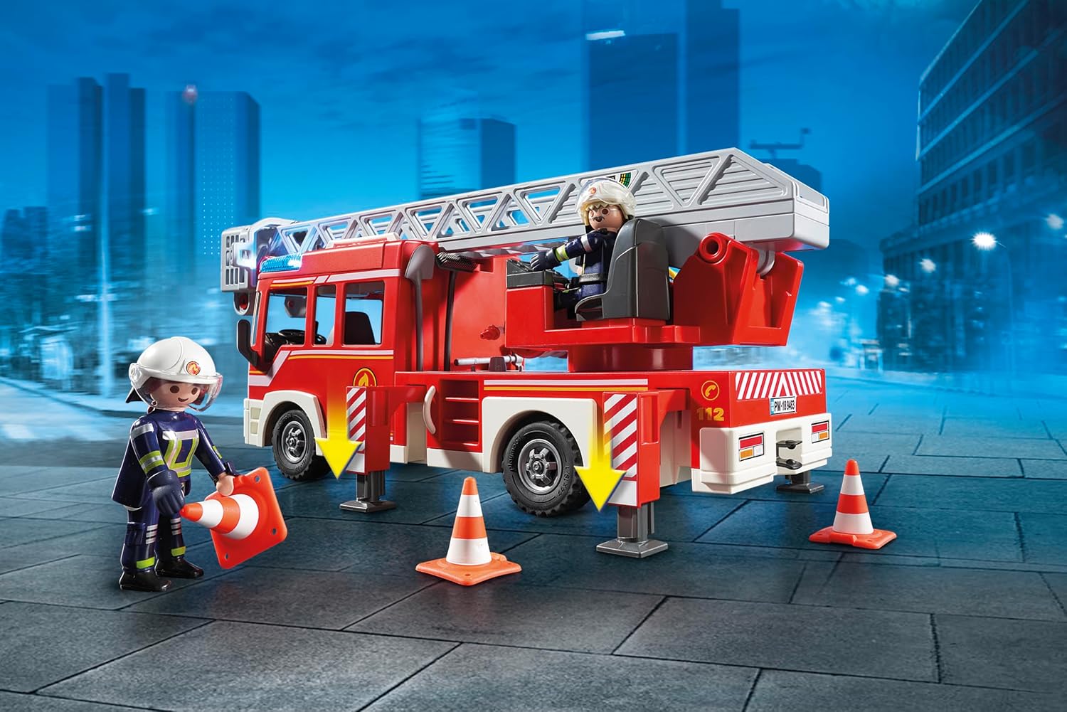 PLAYMOBIL City Action 9463 — Camion de Pompiers sonore## – Image 33