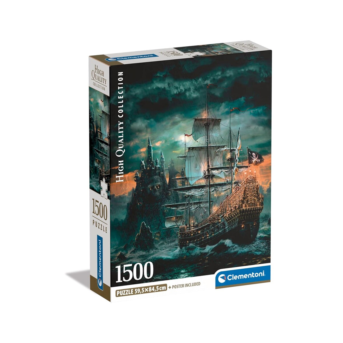 CLEMENTONI Compact — Puzzle pour adultes 1500 pièces