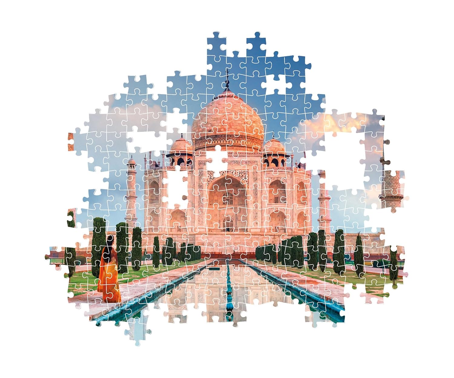 CLEMENTONI — Puzzle Taj Mahal 1500 pièces 59,2 x 84,3 cm – Image 22