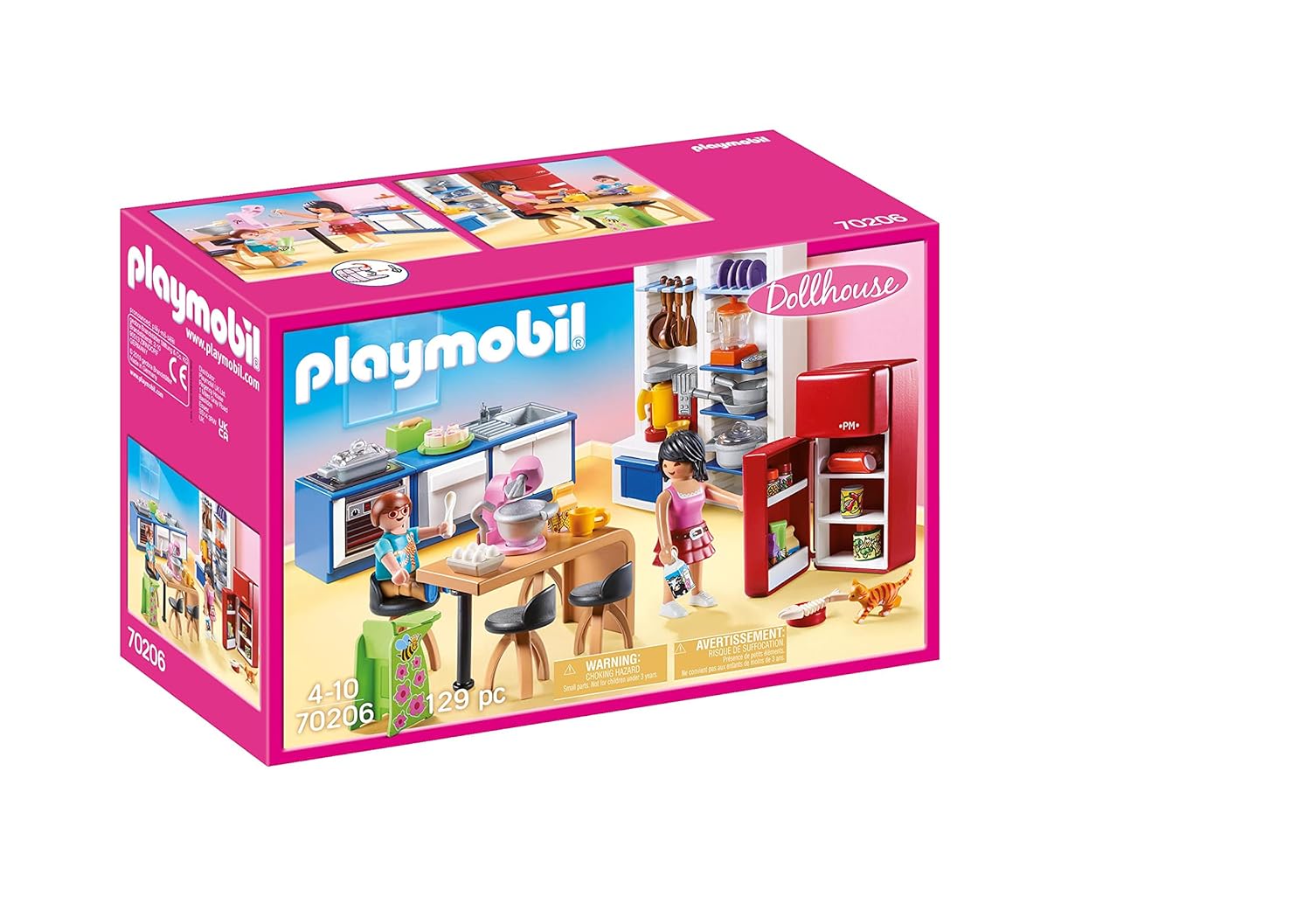 PLAYMOBIL Dollhouse 70206 — Cuisine familiale avec 2 personnages – Image 7