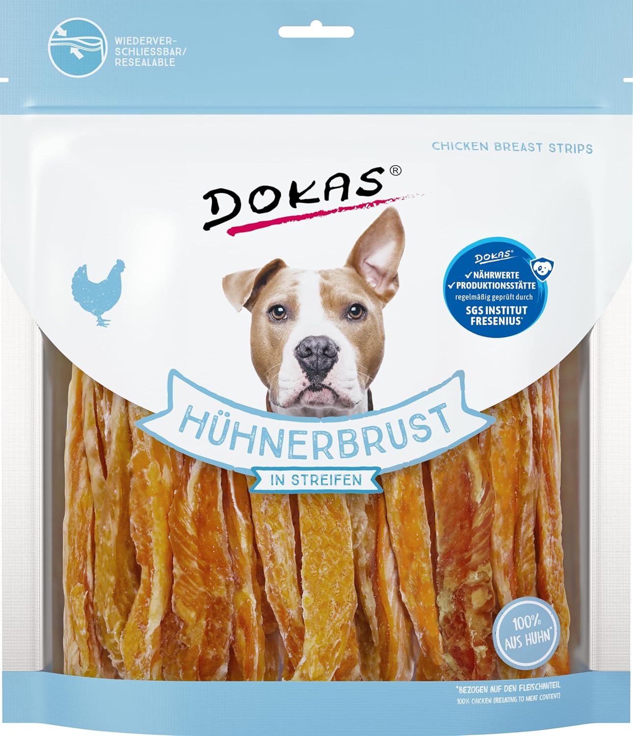 Dokas Snack de qualité supérieure sans céréales en lanières pour Chiens - Idéal pour Entre Les Deux, 500 g (1 Paquet) – Image 34