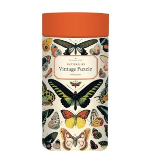 FRDS01-0930test-2035 — Puzzle 1000 pièces papillons vintage