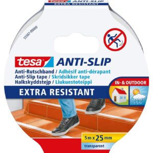 TESA — Ruban adhésif antidérapant transparent 5 m x 25 mm