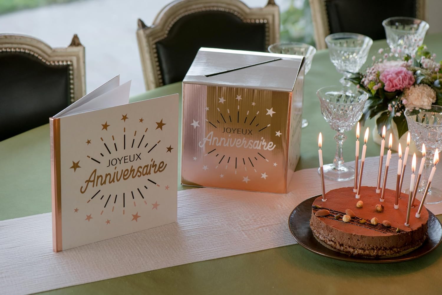 SANTEX — Livre d’or Joyeux Anniversaire Noir/Or – Image 3