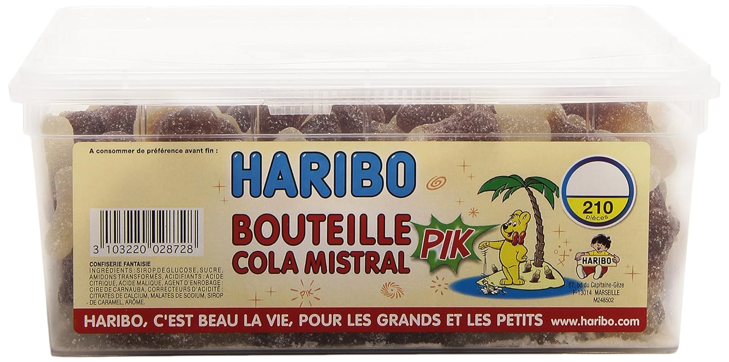 HARIBO Cola Mistral Pik — Boîte de 210 Bonbons Piquants – Image 8