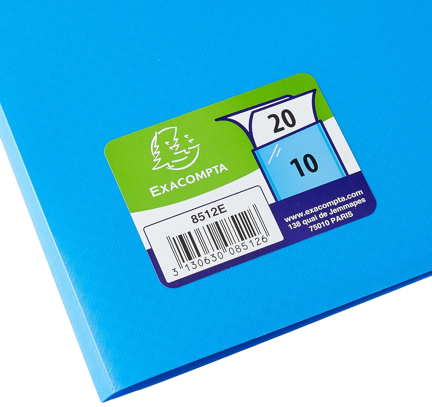 EXACOMPTA OPAK — Protège-documents 20 vues A4 bleu clair – Image 17