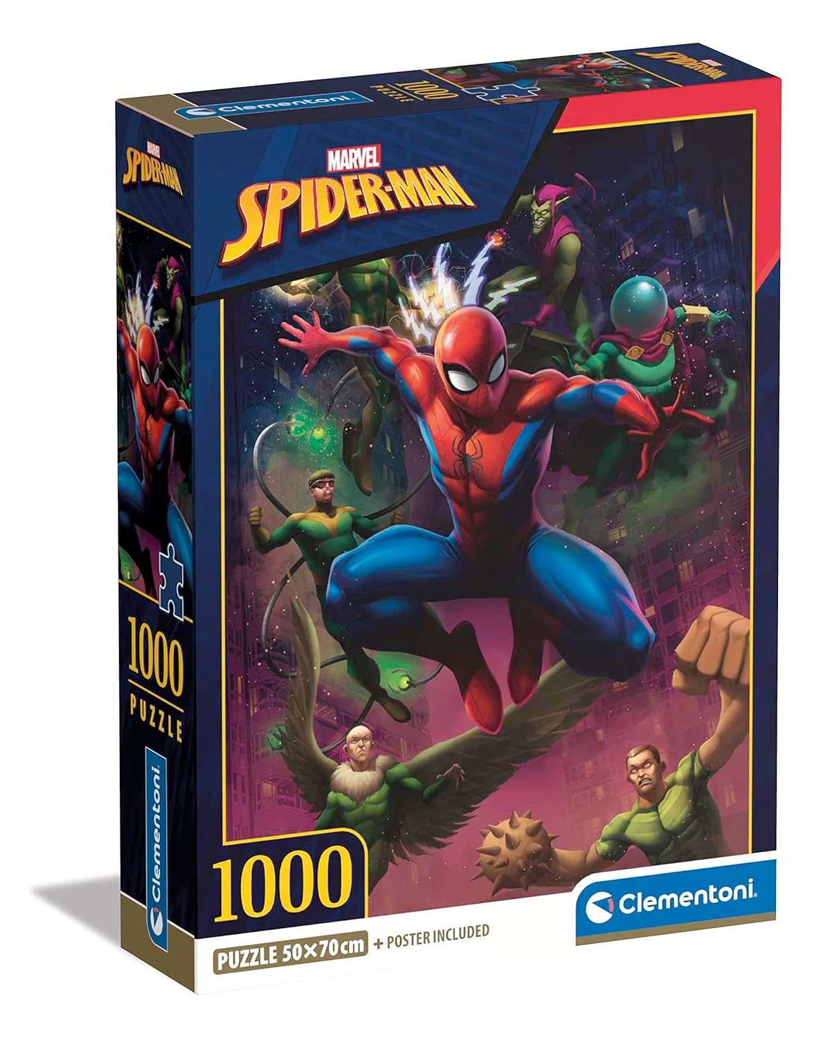 CLEMENTONI Marvel Spiderman — Puzzle adulte 1000 pièces – Image 2