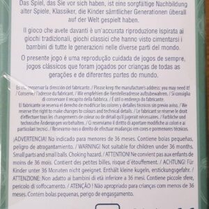 Alternative view of CAYRO — Jeu de billes rétro en boîte avec sac en tissu