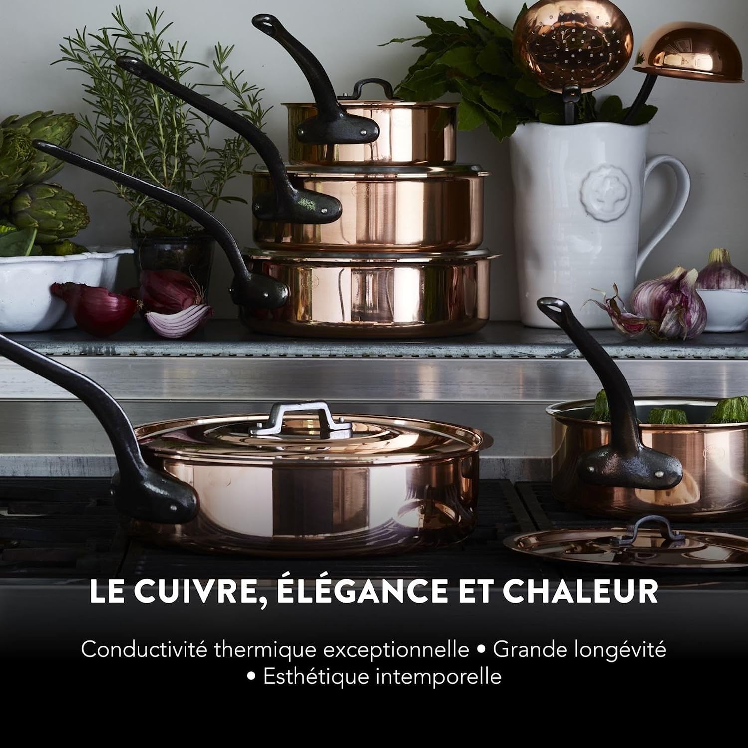 BAUMALU — Bassine à sucreries en cuivre Ø40 cm 12L – Image 7