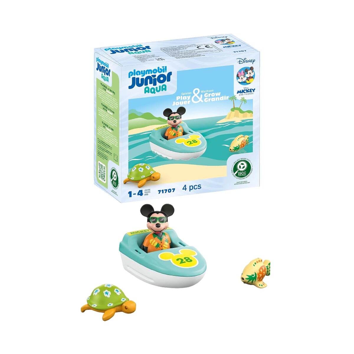 PLAYMOBIL Junior Disney — Mickey avec Bateau