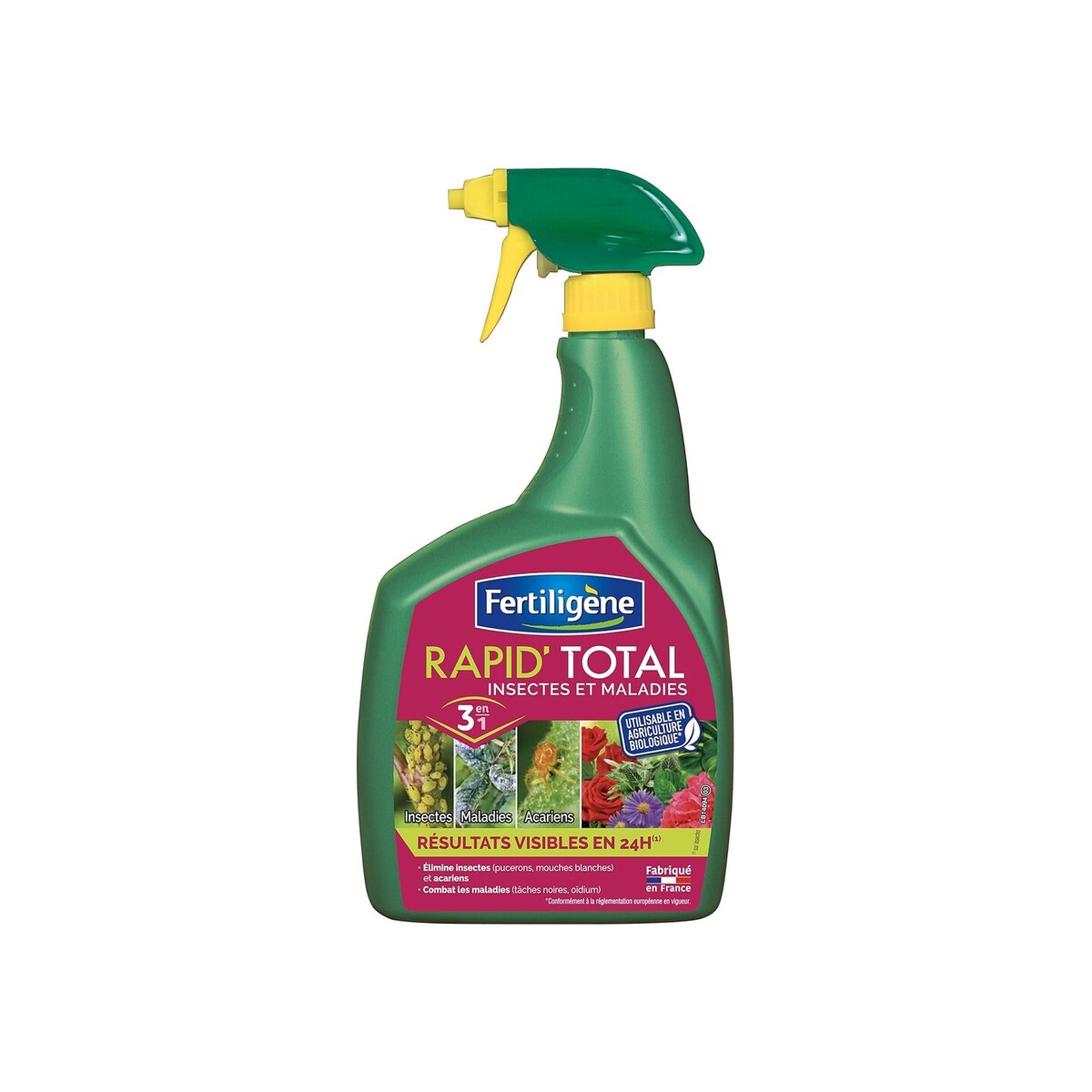 FERTILIGÈNE Rapid'Total — Pulvérisateur Insectes 800 ml
