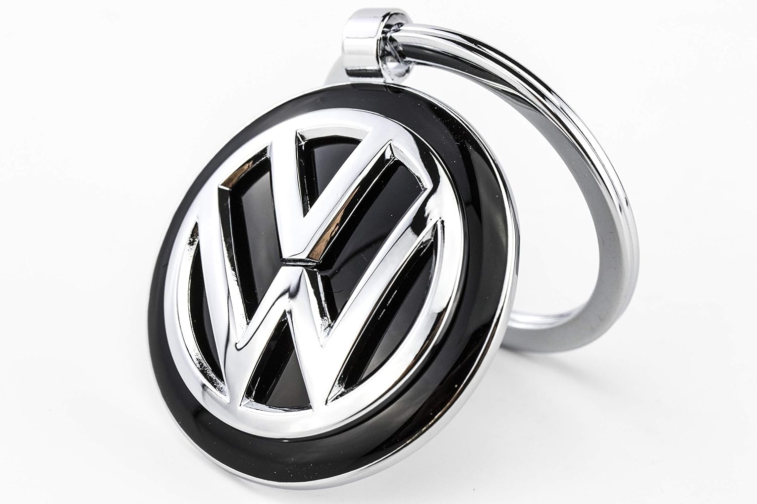 TROIKA VW — Porte-clés logo Volkswagen chromé noir – Image 6