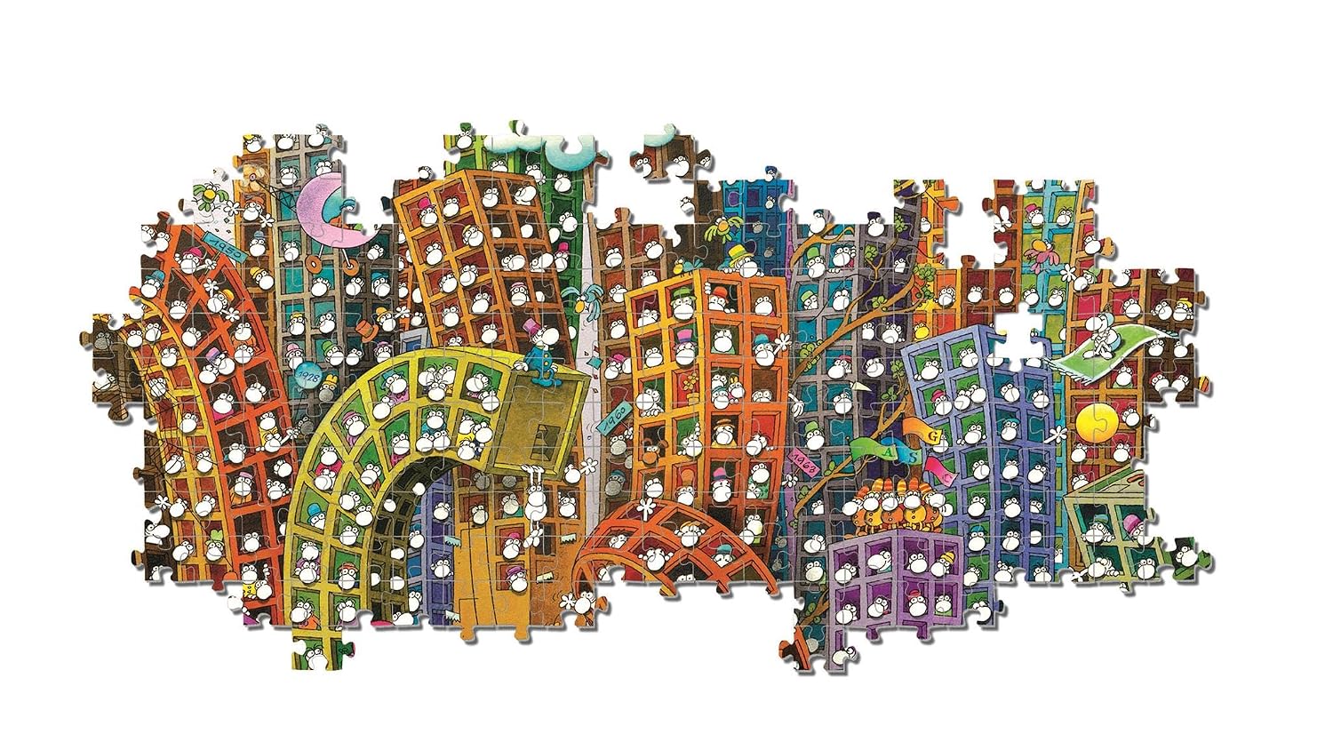 CLEMENTONI Mordillo The Jungle — Puzzle 2000 pièces – Image 36