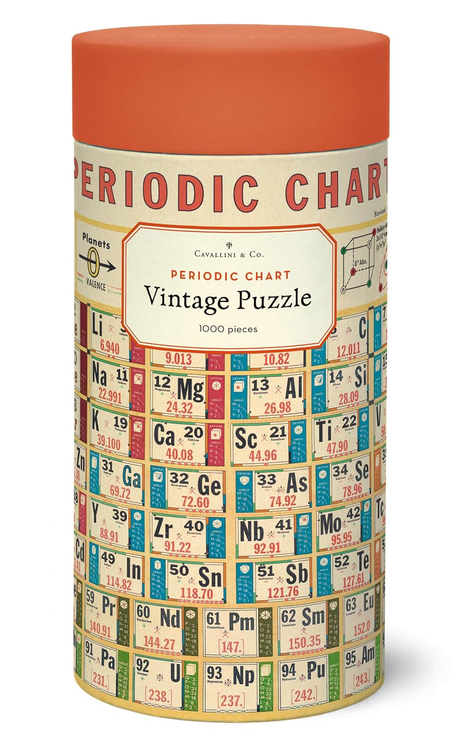 CAVALLINI — Puzzle 1000 pièces Tableau périodique – Image 4