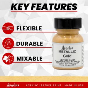 Alternative view of ANGELUS — Peinture cuir acrylique Gold 1 oz