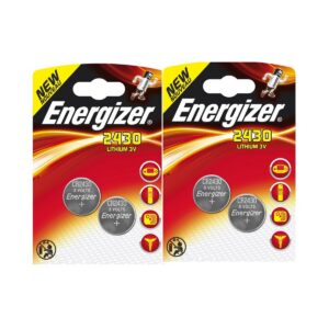 Lot DE 4 Piles Energizer CR2430-2 Blister DE 2 - Lithium 3V