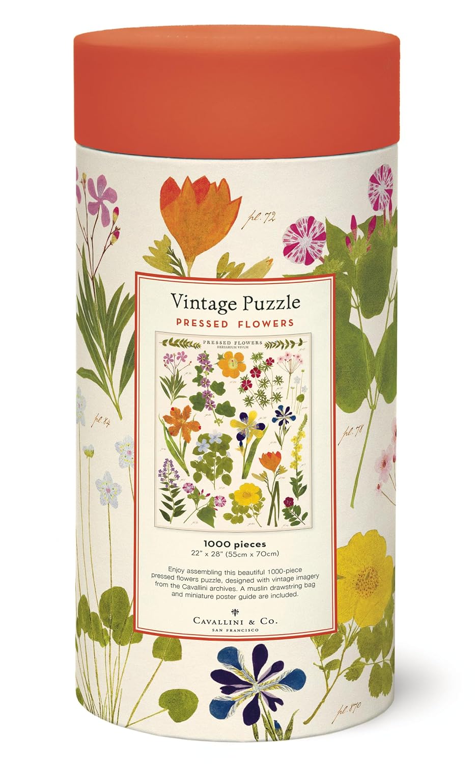 CAVALLINI — Puzzle 1000 pièces Fleurs pressées – Image 7