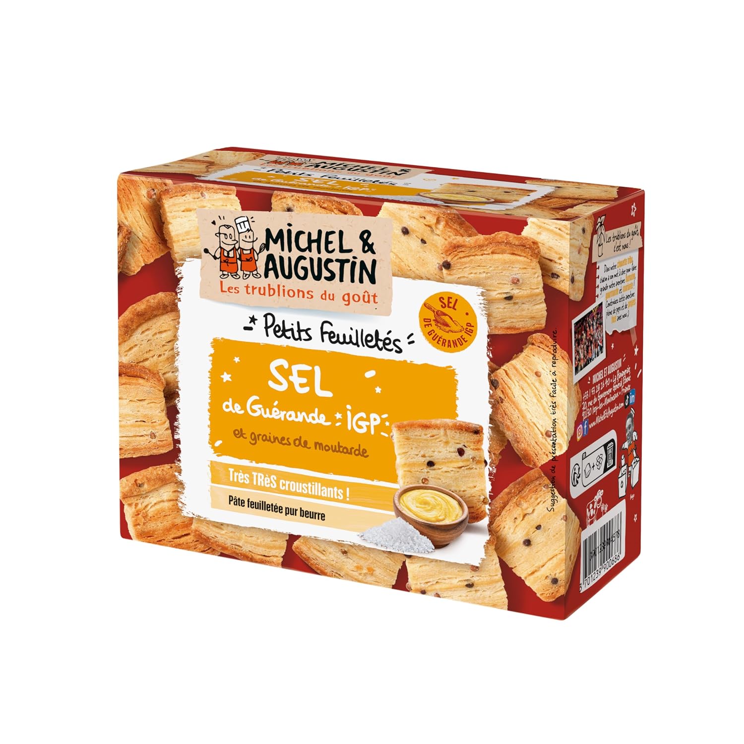 MICHELIN — Petits feuilletés sel de Guérande et moutarde 9x80g – Image 2